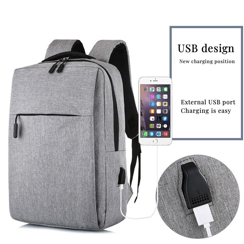 Backpack with usb port outlet