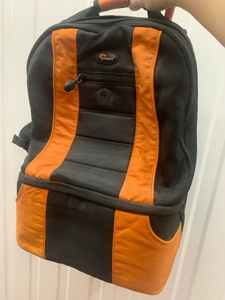 Lowepro camera backpack orange shop
