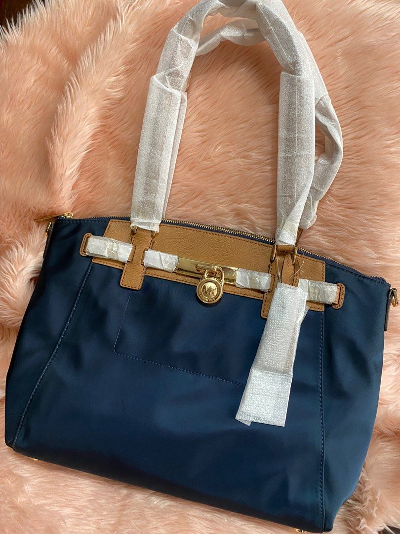 MK Hamilton Nylon large satchel bag
