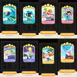 monopoly go stickers, Hobbies & Toys, Toys & Games on Carousell