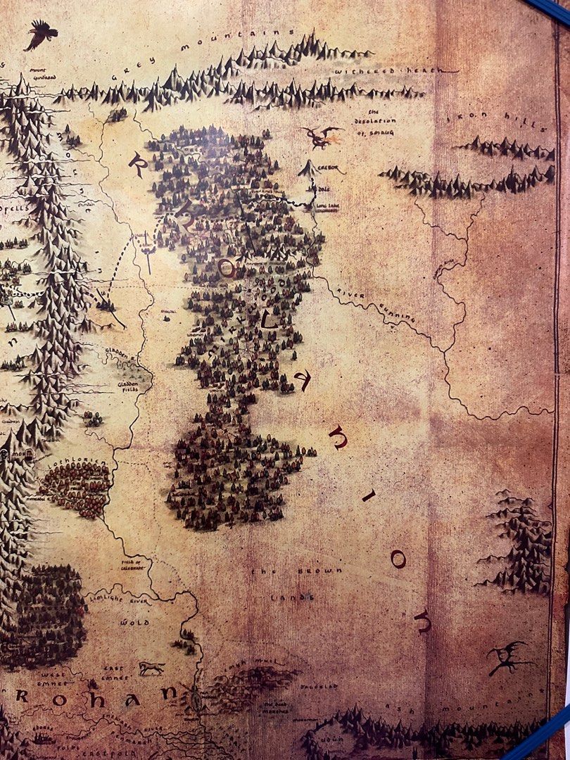 [NEW] The Hobbit (Journey Map) - Poster (61 cm X 91.5 cm) [MOV-06 ...
