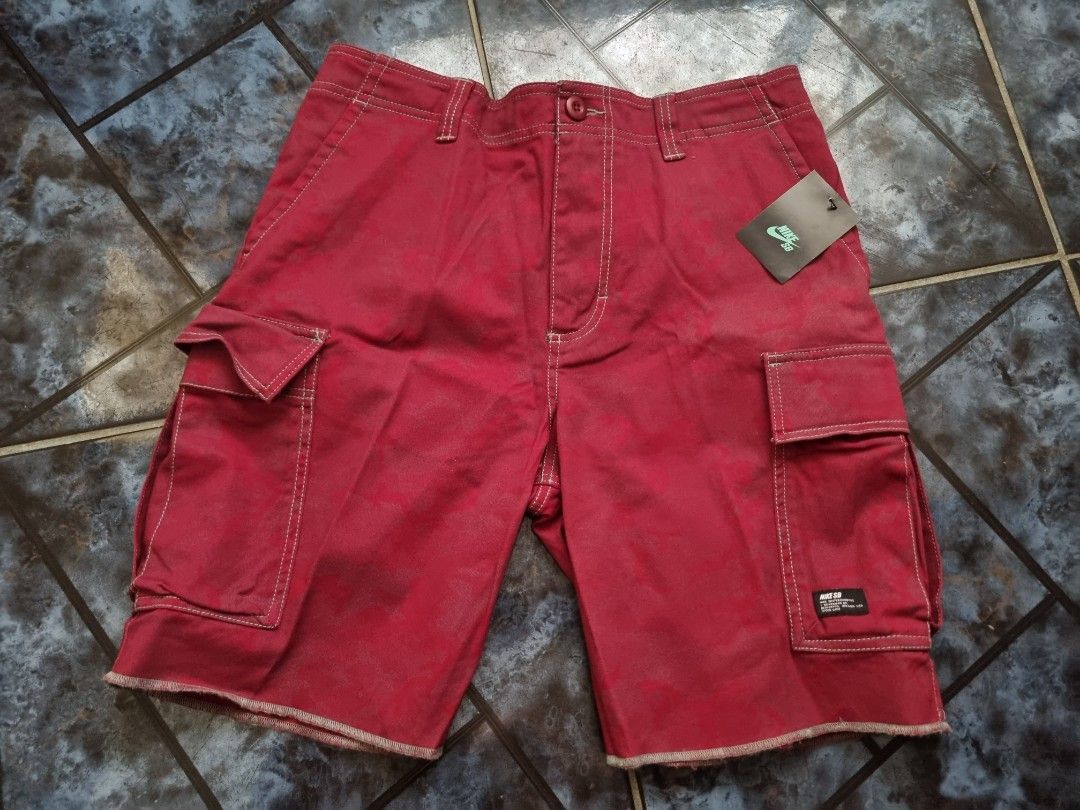 Nike red camo shorts online