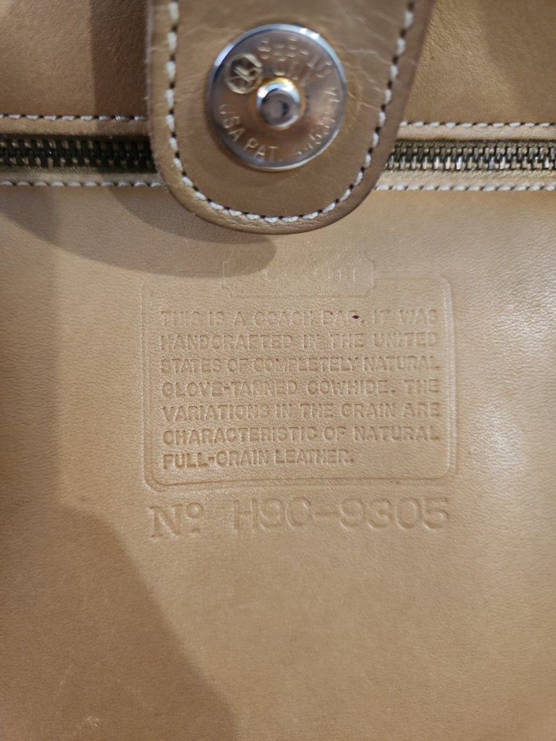 Heavily Used] Old Coach Vintage 9305 Bleeker Tote Bag Shoulder Bag 