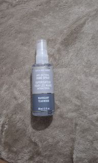 ORIGINAL BATH AND BODY WORKS HAND SPRAY  ANTI BACTERIAL MAHOGANY TEAKWOOD(SIZE: 88ml)