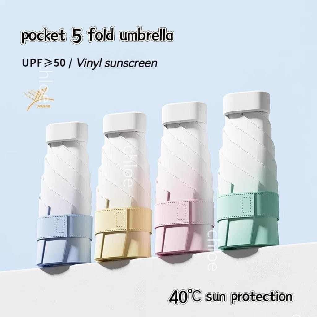 Pocket 5fold umbrella ☔ (Category: Umbrellas) located in Mandaluyong City. Submitted by shopmla (Listing ID 1312493879, Image 2). Description: .