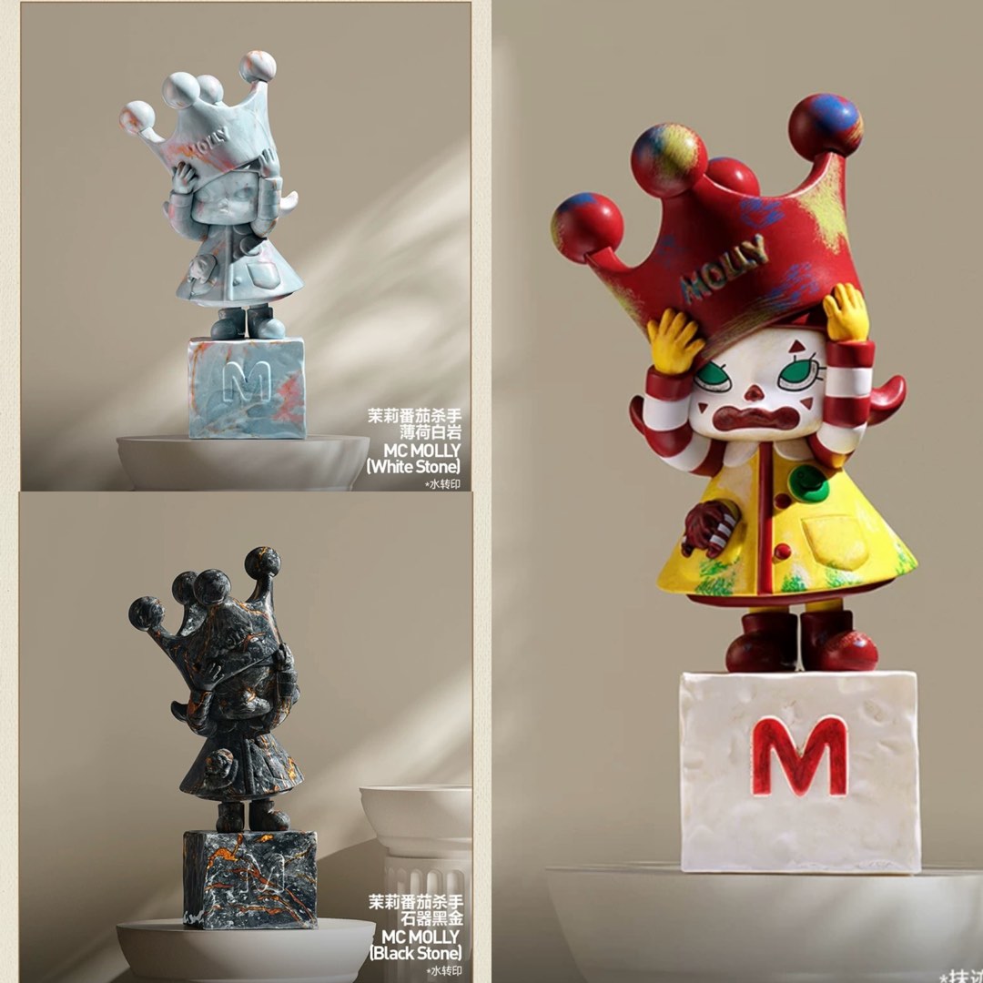 POPMART Molly Anniversary Statues Classical Retro 2 Secret