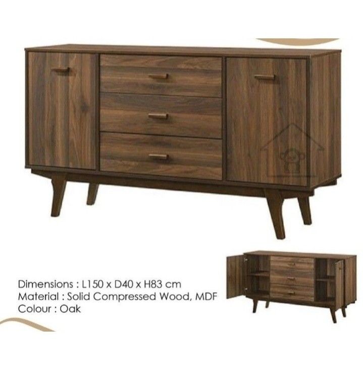 PROMO Left 1 each 5 Feet 150cm Storage Buffet Furniture