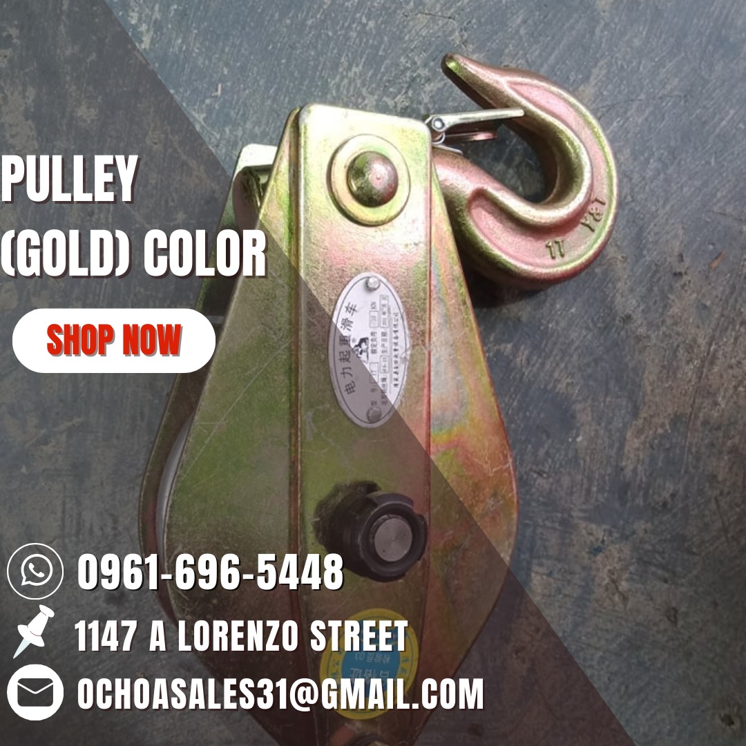 PULLEY (GOLD) COLOR, Commercial & Industrial, Construction & Building ...