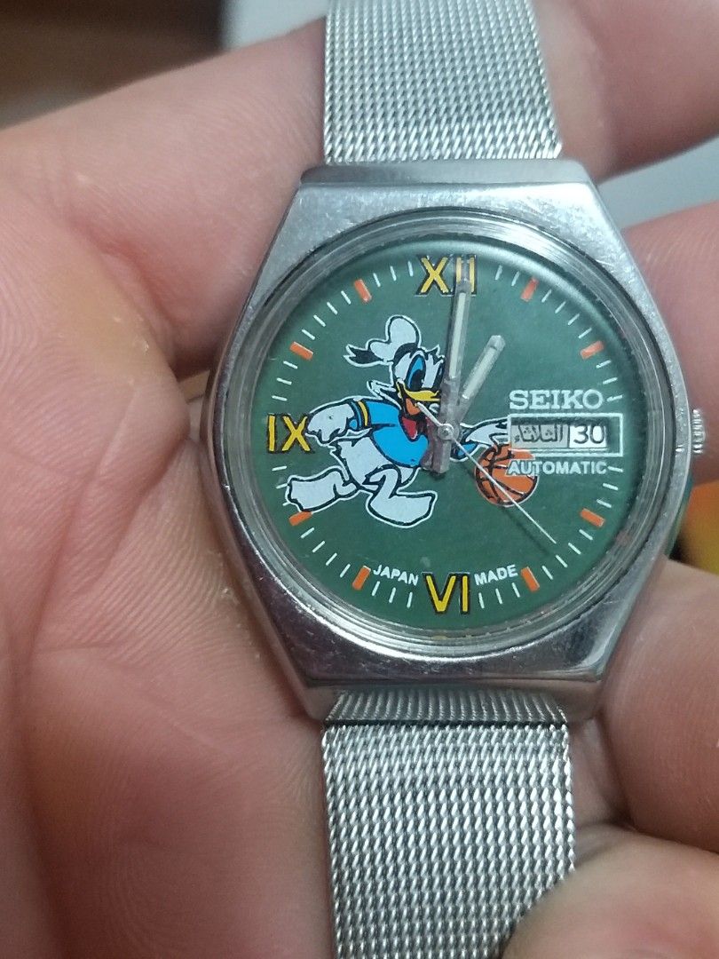Seiko donald duck watch cheap