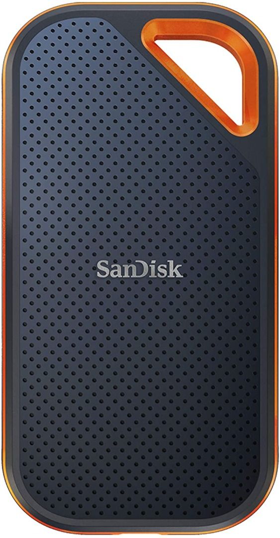 SanDisk 2TB Extreme Pro V2 Portable SSD External Solid State Drive SDSSDE81-2T (Category: Computer Parts) located in San Juan City. Submitted by princessshyph (Listing ID 1245833717, Image 2). Description: Fast and Dependable Get powerful NVMe™ solid state performance featuring 2000MB/s2 read/write speeds in a portable drive that’s reliable enough to take on any adventure. Work Faster and Longer Save time storing and transferring data with the fo