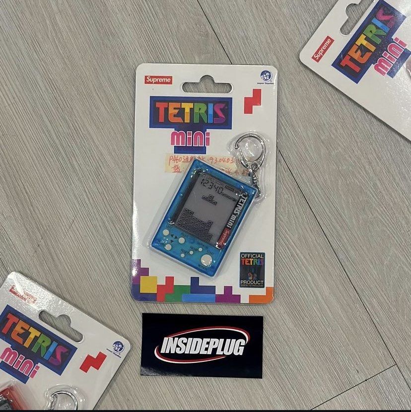 Supreme Tetris Mini (Category: Designer & Blind Box Toys) located in Quezon City. Submitted by inside_plug (Listing ID 1312540196, Image 3). Description: Supreme Tetris Mini (Red, Blue, Clear) Brand new Dm us to purchase.