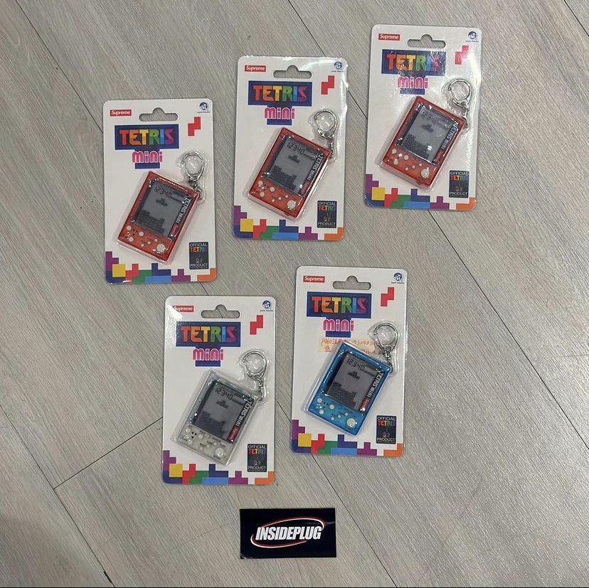 Supreme Tetris Mini (Category: Designer & Blind Box Toys) located in Quezon City. Submitted by inside_plug (Listing ID 1312540196, Image 1). Description: Supreme Tetris Mini (Red, Blue, Clear) Brand new Dm us to purchase.