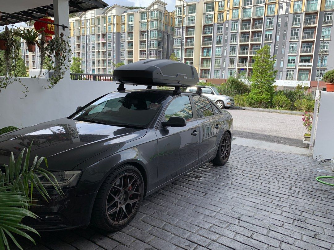Thule wingbar with 754 foot pack 1462 fiting kit for Audi A4 09 16 Car Accessories Accessories on Carousell