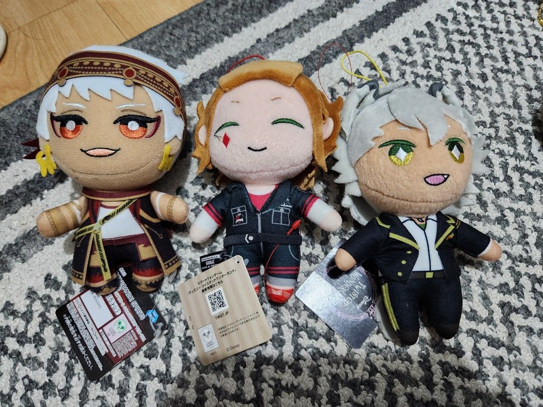 Twisted Wonderland Plush Charms (Category: Plushies & Soft Toys) located in Imus. Submitted by veganistic (Listing ID 1312582787, Image 1). Description: 100% Japan Merch Brand new with papertag Approx. 17 cm.