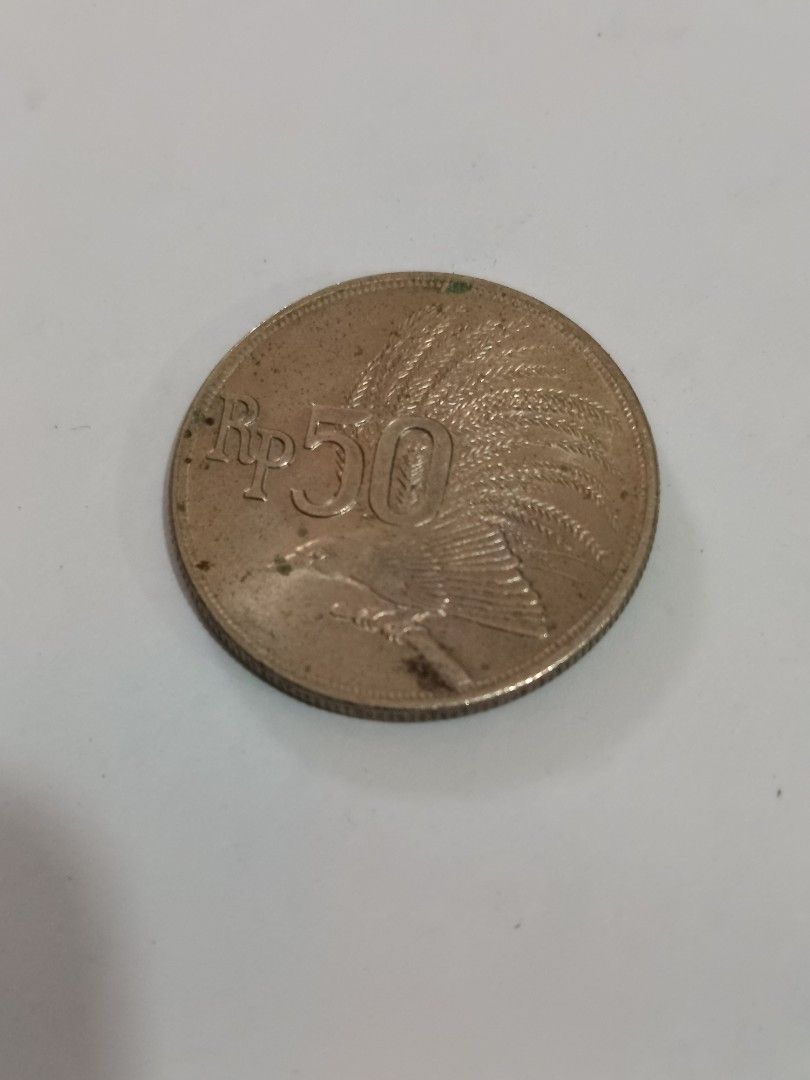 Uang Logam Koin/Coin Jadul Lawas CENDRAWASIH 50 Rupiah, Antik, Uang ...