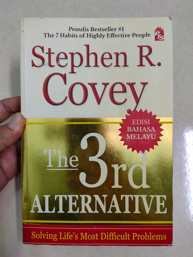 [Used] The 3rd Alternative by Stephen R. Covey (Bahasa Malaysia ...