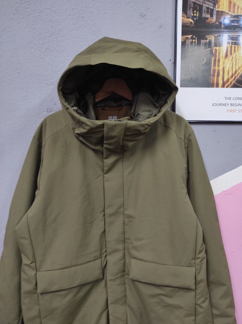 Uniqlo mens parka jacket outlet