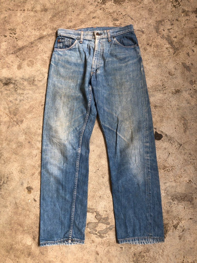 Vintage Levis Big E Talon Size 28 Denim Jeans Men s Fashion Bottoms Jeans on Carousell