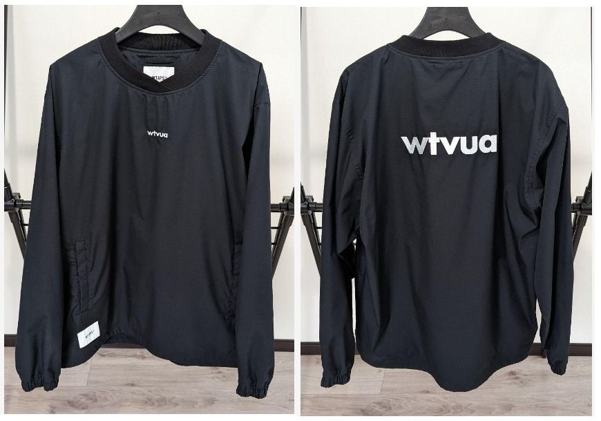 WTAPS Double Taps 22SS SMOCK/LS/POLY.RIPSTOP- ONLY Black