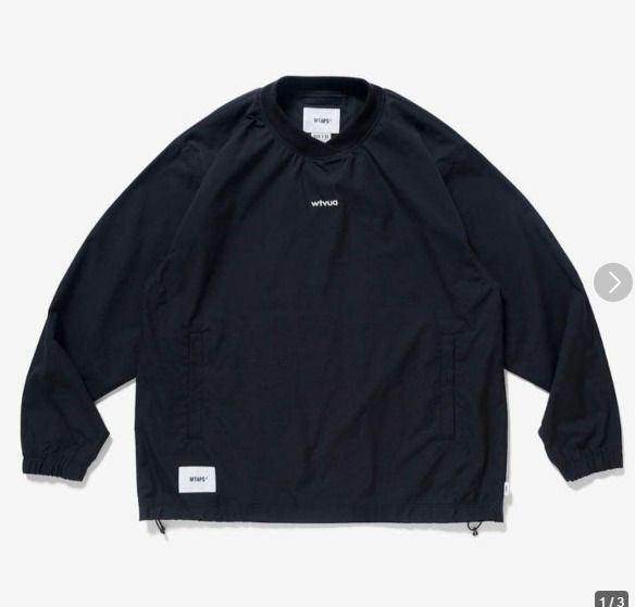 美品！WTAPS 22SS SMOCK/LS/POLY.RIPSTOP WTAPS Double Taps 22SS SMOCK/LS/POLY.RIPSTOP- ONLY Black