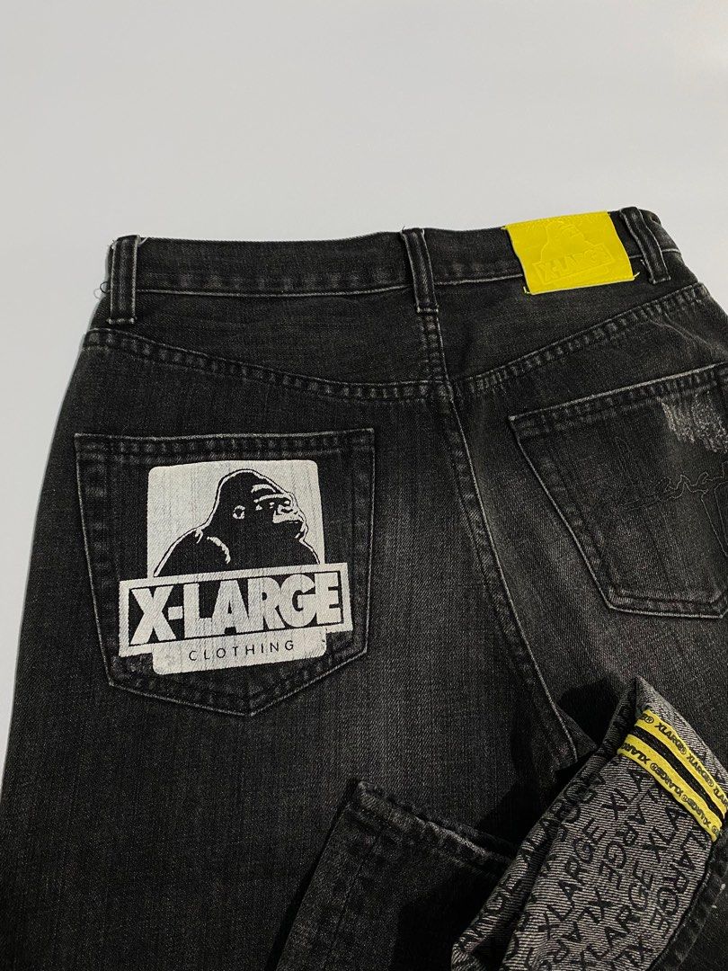 XLARGE (Category: Jeans) located in Quezon City. Submitted by threadsunearthed (Listing ID 1312620543, Image 2). Description: XLARGE Size on tag 30 Actual waist: 30-31 Length: 40 Leg Opening: 8 •Excellent condition •Washed •No issue/s •Color rate: 9/10 ₱880 .