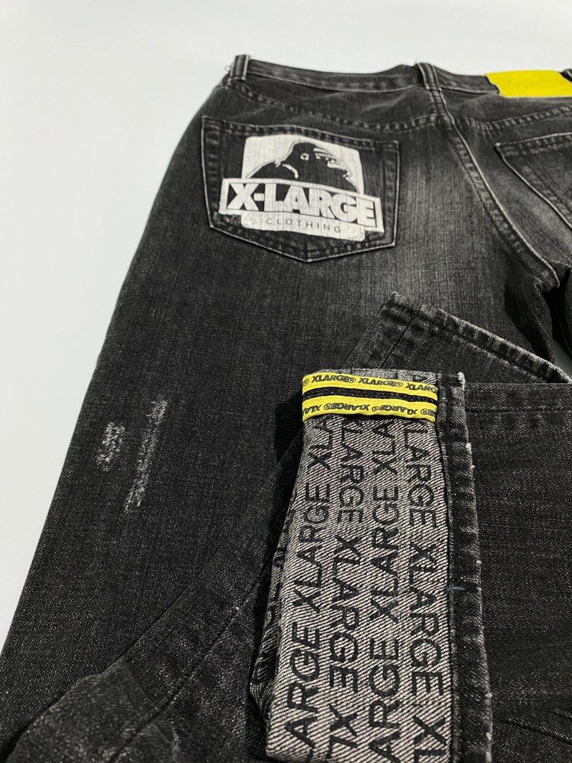 XLARGE (Category: Jeans) located in Quezon City. Submitted by threadsunearthed (Listing ID 1312620543, Image 3). Description: XLARGE Size on tag 30 Actual waist: 30-31 Length: 40 Leg Opening: 8 •Excellent condition •Washed •No issue/s •Color rate: 9/10 ₱880 .