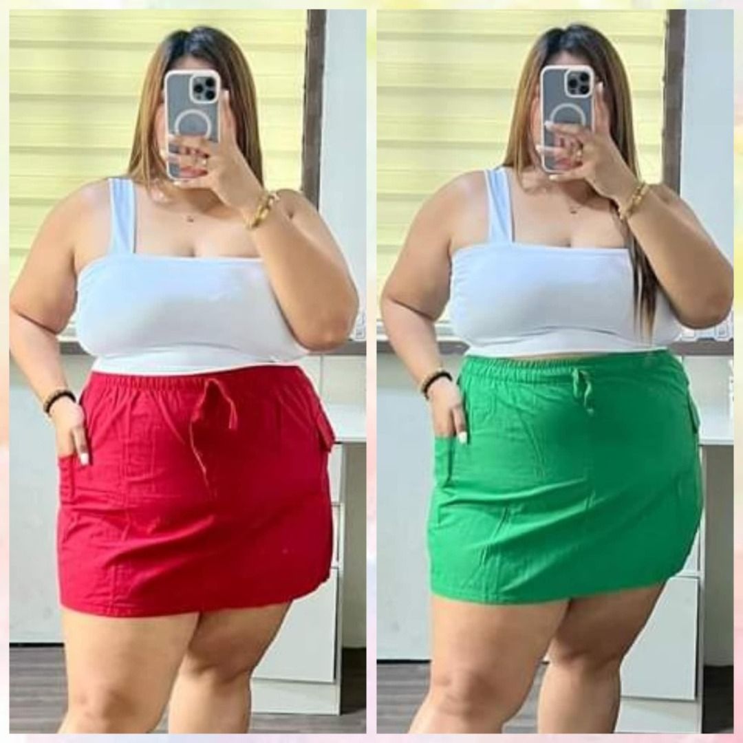 Plus size high waisted skirt 2xl 2025