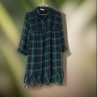 夏季田園風森系雙層薄紗娃娃裝綁帶連衣裙64197762250242110