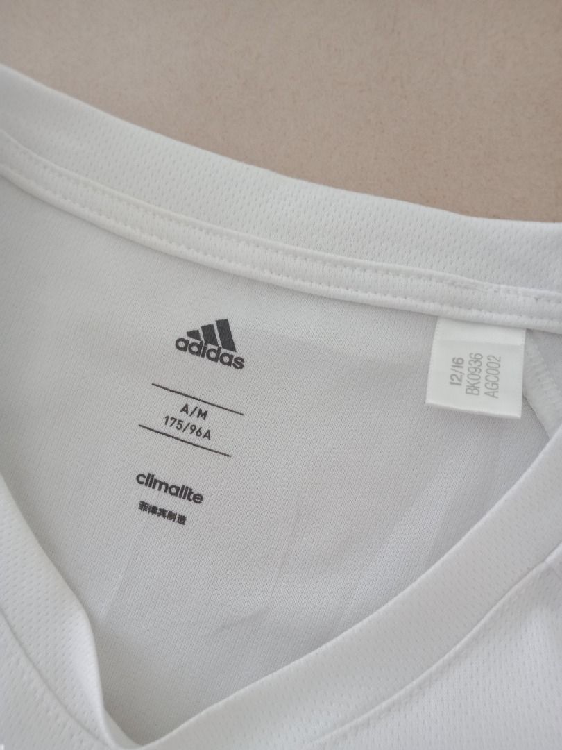 Adidas climalite big logo t shirt Men s Fashion Tops Sets Tshirts Polo Shirts on Carousell