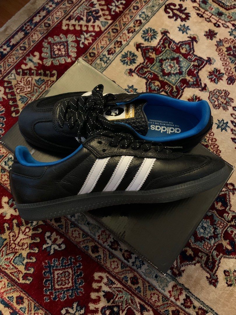 Adidas Gino Iannucci Samba ADV RYR 'Black Blue Bird' Shoes, Men's Fashion,  Footwear, Sneakers on Carousell