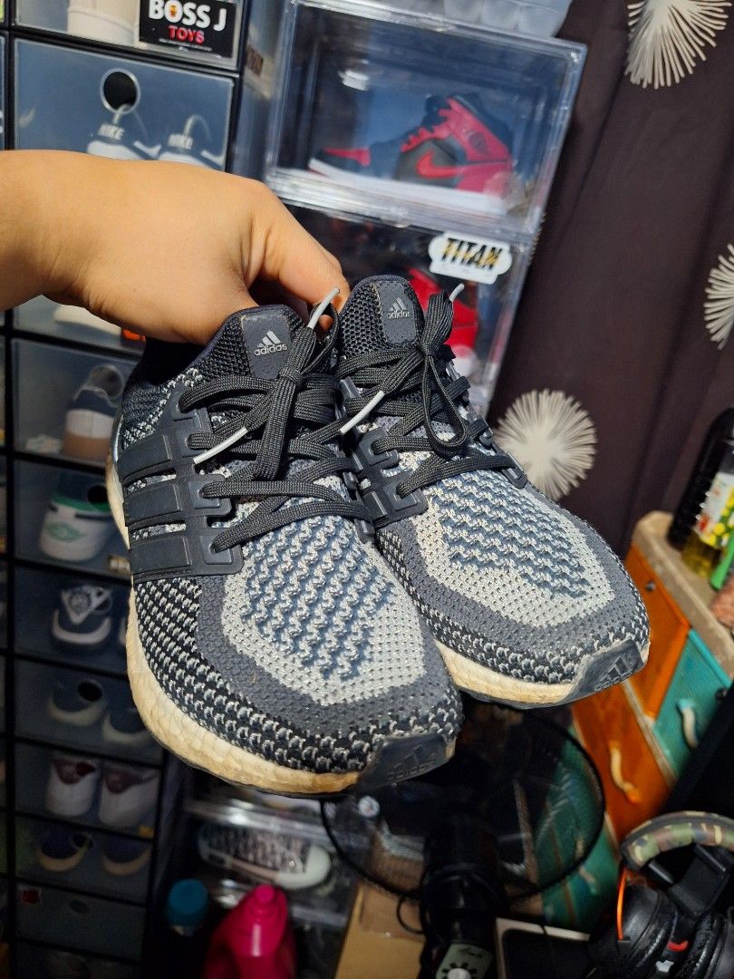 Adidas Ultraboost 2.0 Silver Medal Men s Fashion Footwear Sneakers on Carousell