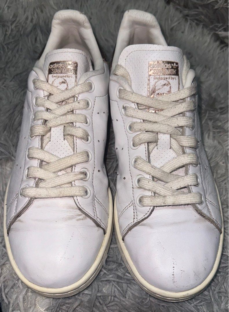 Adidas Women s Stan Smith Copper White Rose Gold BB1434 Women s Fashion Footwear Sneakers on Carousell
