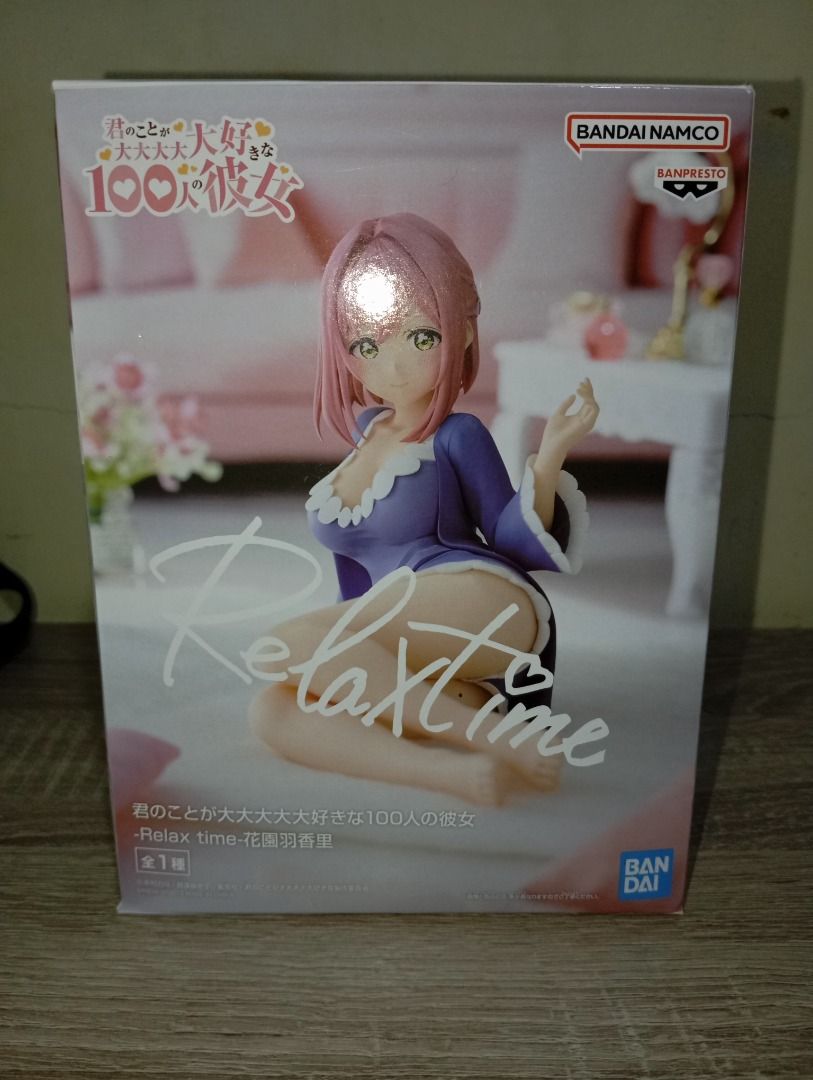 Bandai Spirits Relax Time The 100 Girlfriends Who Really, Really, Really, Really, Really Love You Hakari Hanazono Sitting Figure (Category: Designer & Blind Box Toys) located in Cabanatuan. Submitted by krres_figure_collection (Listing ID 1312686950, Image 3). Description: Condition: Mint in Plastic, brand new. No brown box inside. Box Quality not for perfectionists, buy at your own risk. Location: Cabanatuan, Nueva Ecija MOP: Gcash / BDO Bank Tr