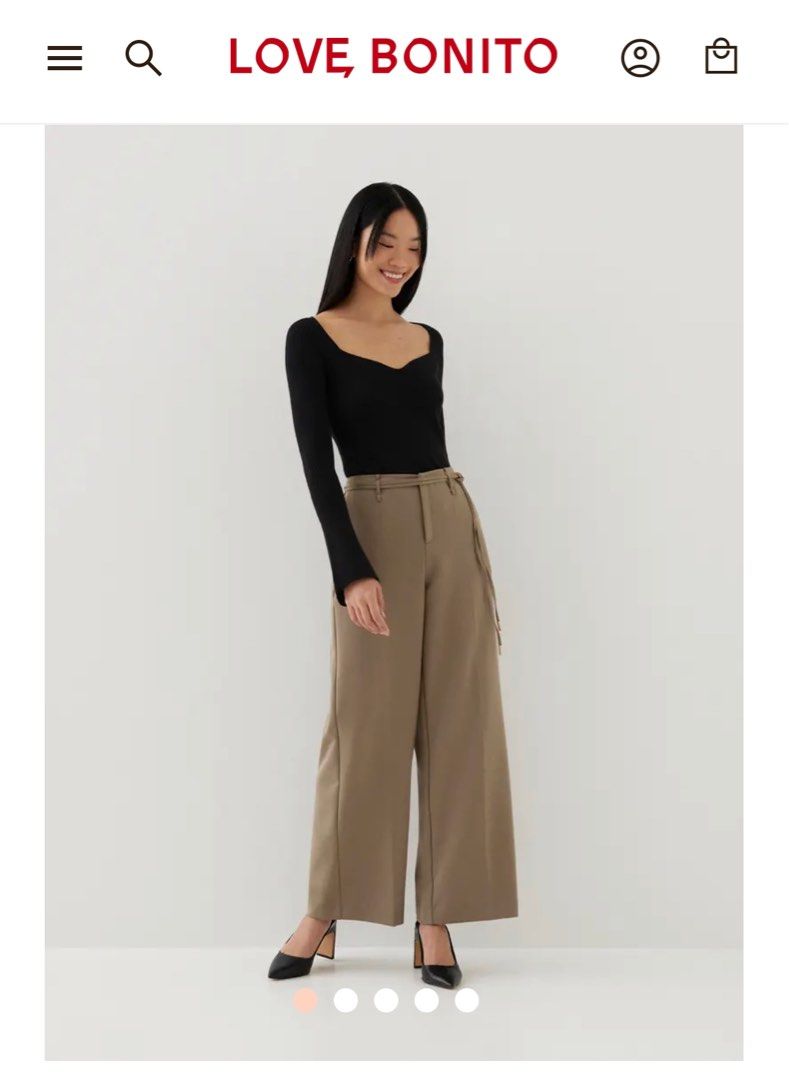 BNWT Marni belted wide leg pants, Women's Fashion, Bottoms, Other