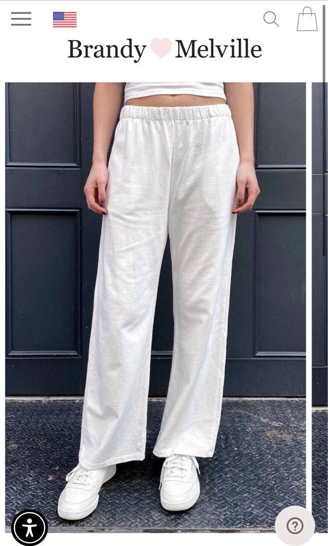 Brandy melville wide leg pants shop