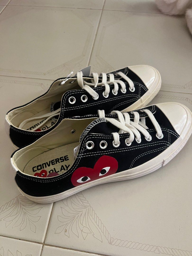 CDG Converse Big Heart Men s Fashion Footwear Sneakers on Carousell