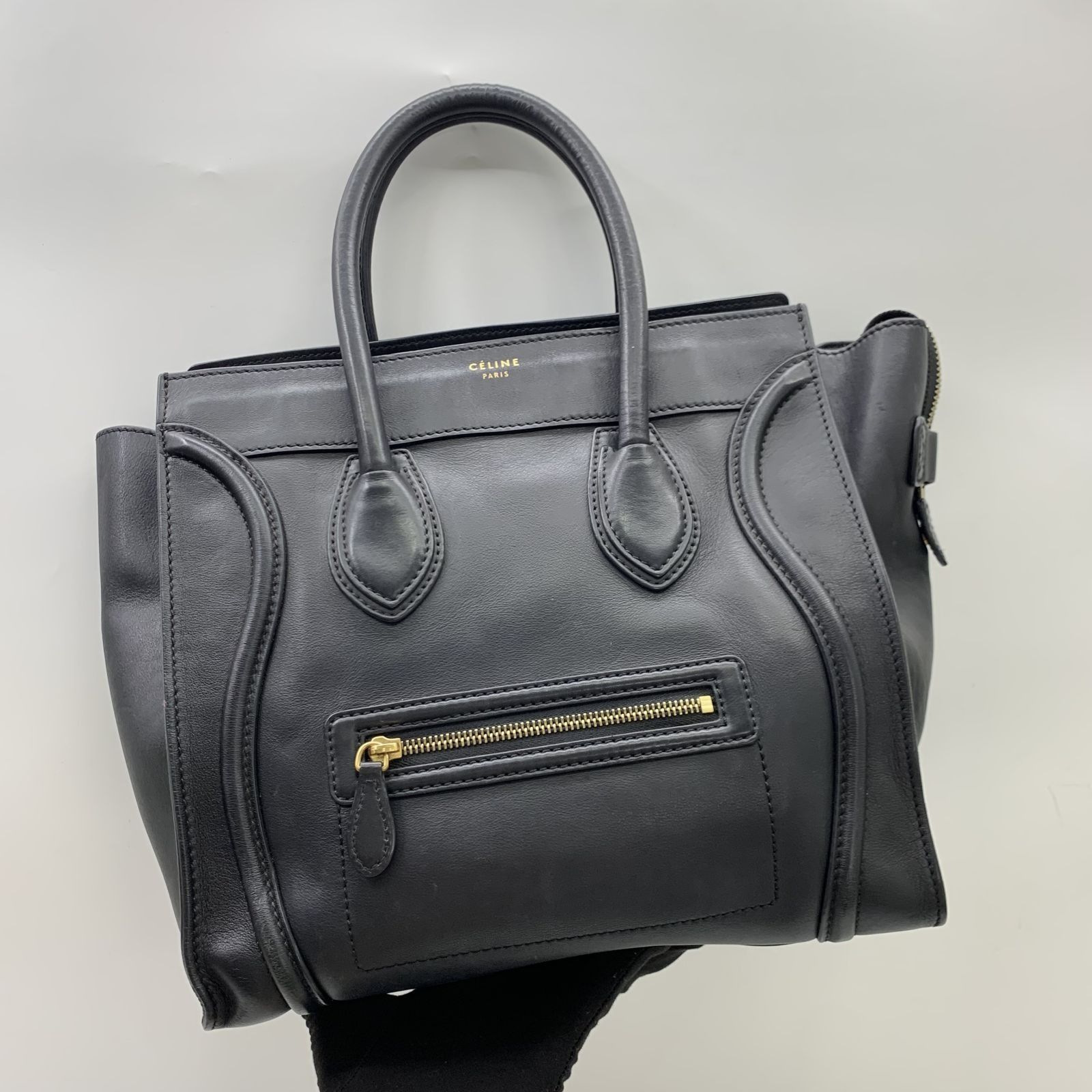 CELINE BLACK LUGGAGE MINI HANDBAG 247030998