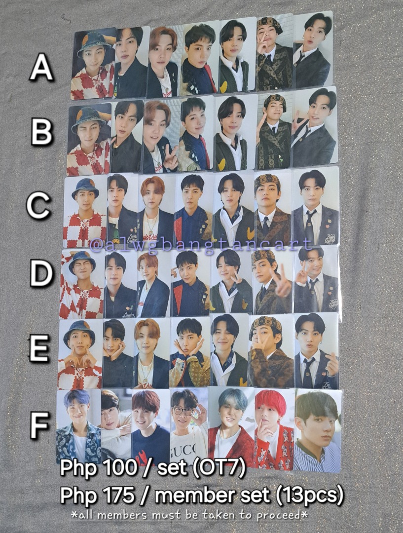 DICON 101 Photocards (OT7/member sets), Hobbies & Toys, Memorabilia ...