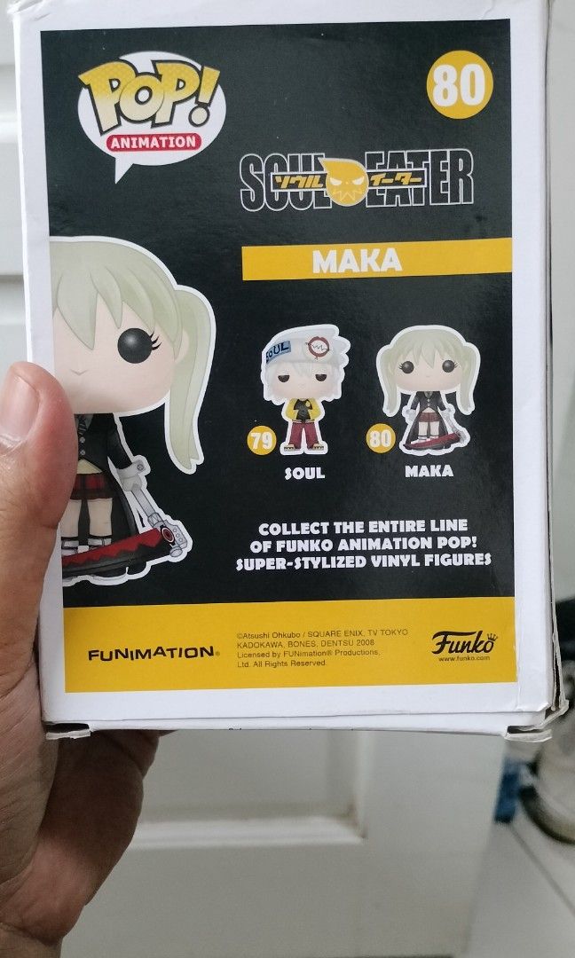 Funko Pop Maka 80 Soul Eater Vinyl Action Figure Collectibles