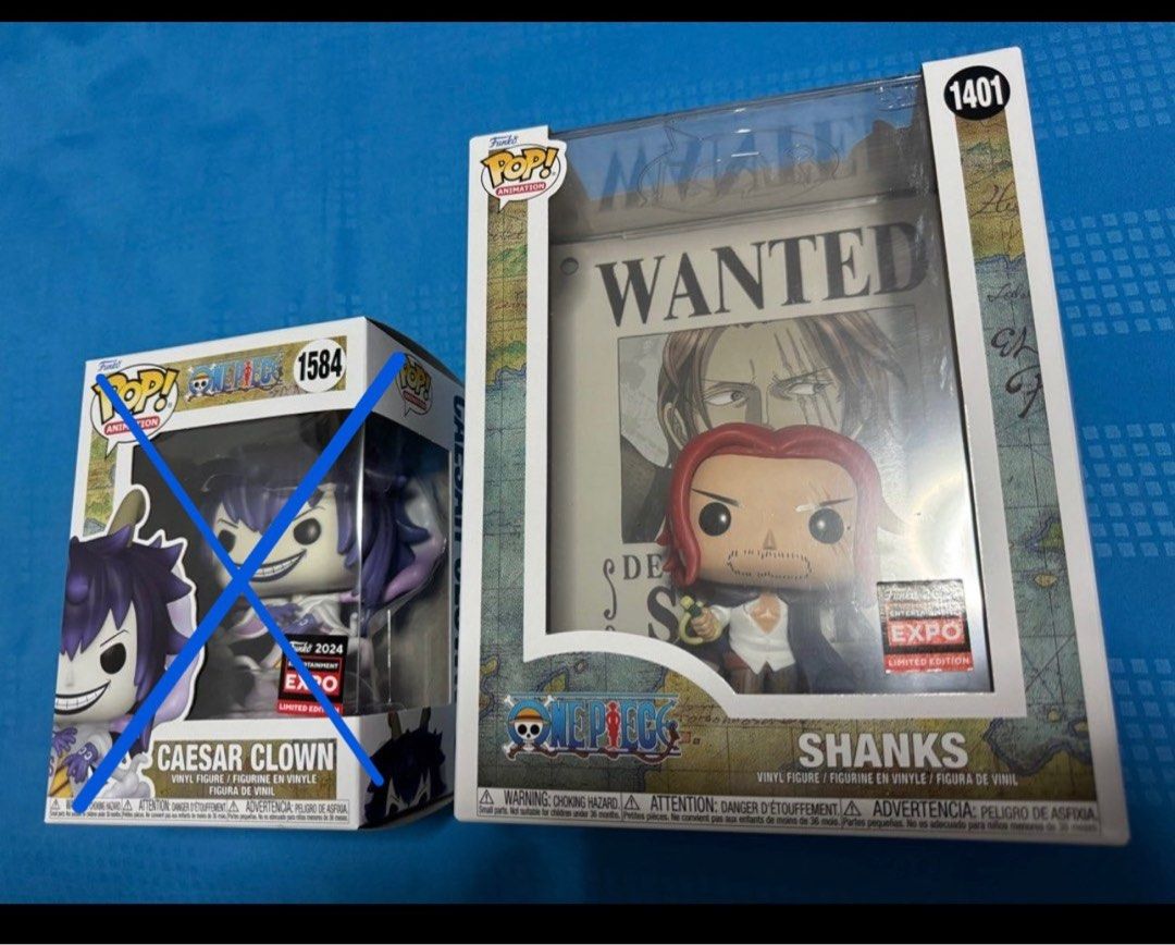 Funko Pop! One Piece - Shanks Wanted Poster #1401 (Édition Limitée C2E2 2024) Figurine Vinyle
