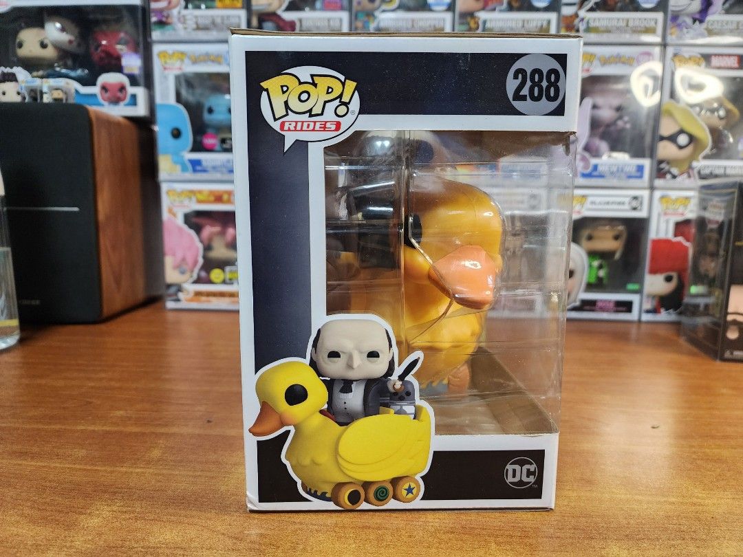 FUNKO POP the penguin and duck ride (Category: Designer & Blind Box Toys) located in Makati City. Submitted by jepcabs (Listing ID 1312665918, Image 2). Description: FIRST TO PAY POLICY box condition 8/10 IMO can provide more pictures of box conditions Location - Makati MOP - GCASH and BPI Delivery - Grab, Lalamove.
