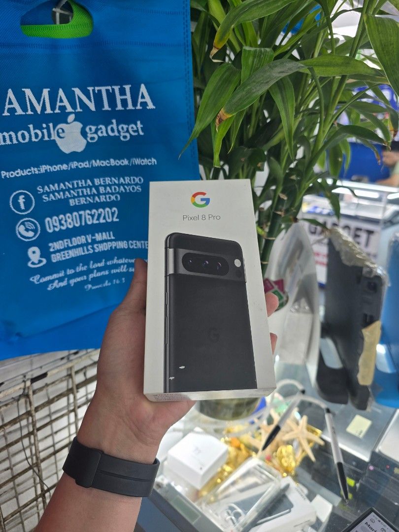 Google Pixel 8 Pro 256gb Openline (Category: Google Pixel) located in Quezon City. Submitted by samanthaga21954 (Listing ID 1312726969, Image 1). Description: Google Pixel 8 Pro 256gb Openline Brandnew Sealed with Warranty Onhand Stock.