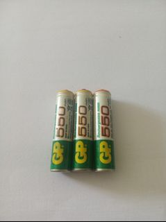 GP 550 mAh       3AAA      充電池     電池     充電芯       rechargeable battery64077562987009110