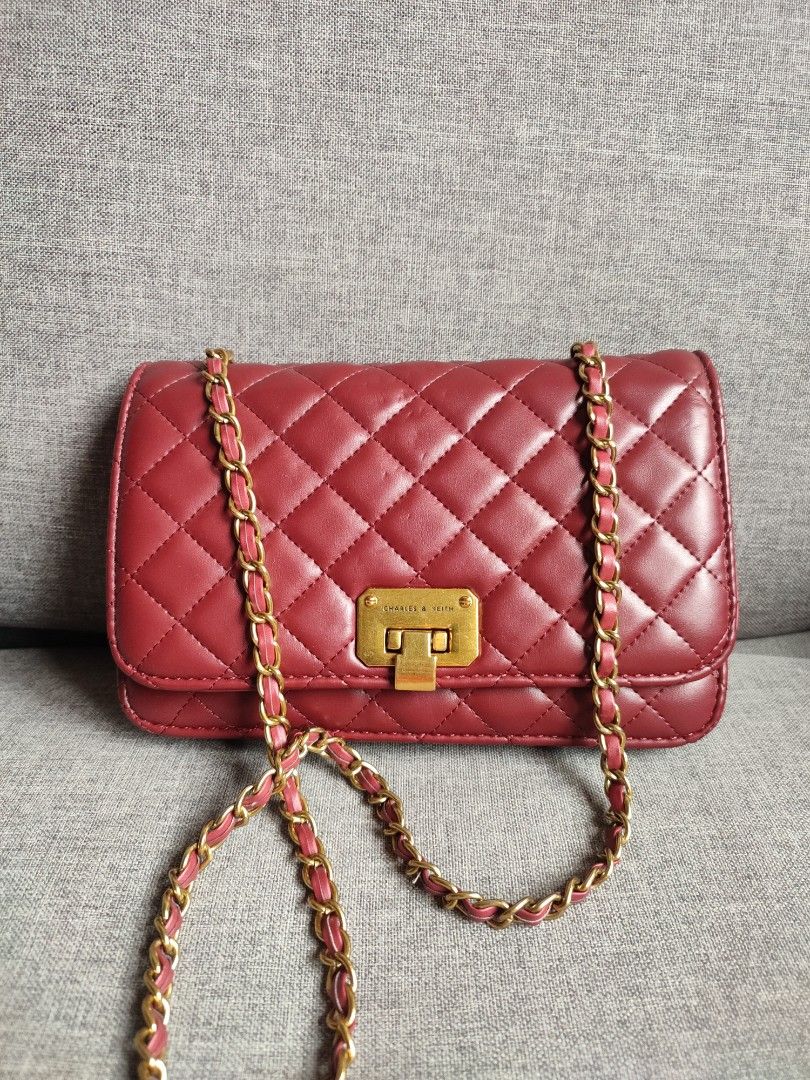 Handbag charles and keith murah best sale