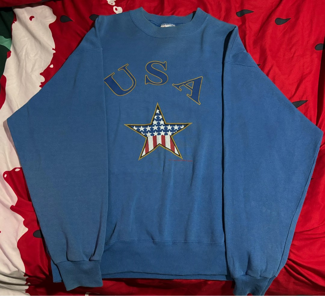 HANES ACTIVEWEAR USA SWEATSHIRT