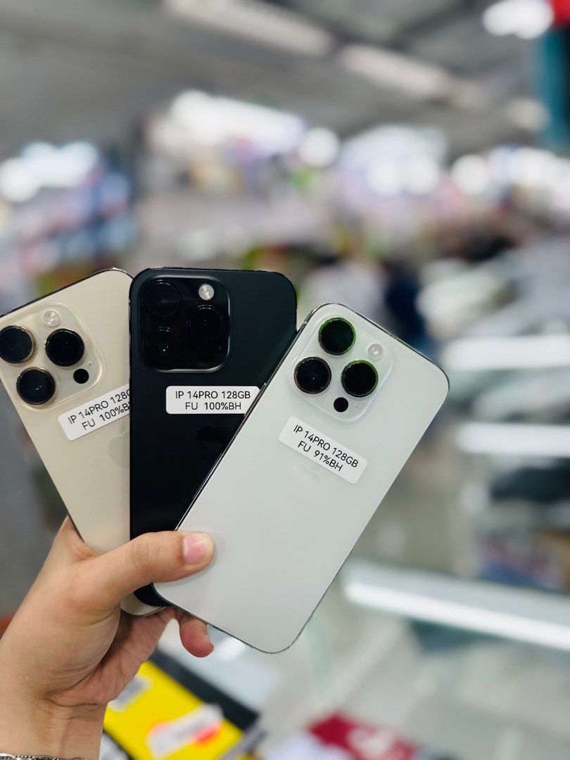 Iphone 14 Pro 128GB US VARIANT OPENLINE 100bh no issues (Category: iPhone 14 Series) located in San Juan City. Submitted by saabangadgetshop (Listing ID 1312805013, Image 2). Description: Onhand | Pre-owned iPhone 14 Pro 128GB Battery Health 100% OPENLINE NO HIDDEN ISSUES NO HISTORY OF REPAIR 99%Smooth TEST TO SAWA RESET ALL YOU WANT NOT REFURBISHED AUTHENTIC PHONE ALL WORKING Mode of Payment : ⬇️ ▪️Cash ▪️Bank Transfer ▪️Gcash ▪️Credit Card + in