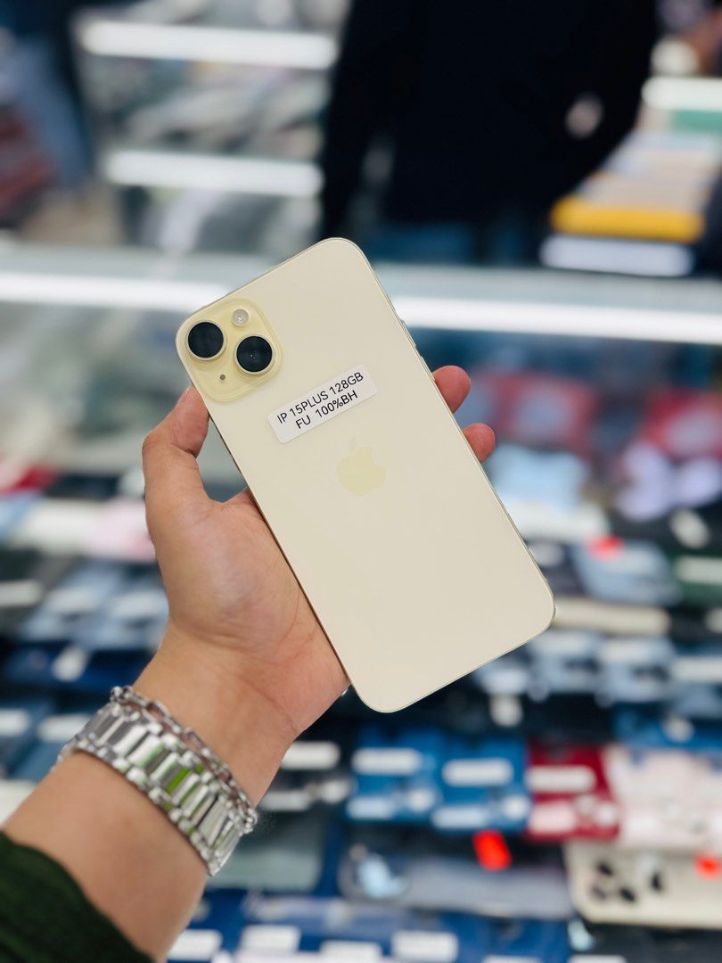 Iphone 15 Plus 128GB 100bh no issues openline ntc approved (Category: iPhone 15 Series) located in San Juan City. Submitted by saabangadgetshop (Listing ID 1312805514, Image 1). Description: Onhand | Pre-owned iPhone 15 Plus 128GB Battery Health 100% OPENLINE NTC APPROVED NO HIDDEN ISSUES NO HISTORY OF REPAIR 99%Smooth TEST TO SAWA RESET ALL YOU WANT NOT REFURBISHED AUTHENTIC PHONE ALL WORKING Mode of Payment : ⬇️ ▪️Cash ▪️Bank Transfer ▪️Gcash ▪