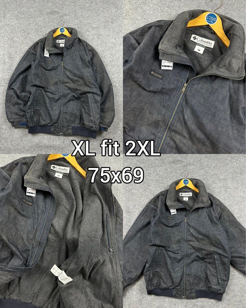 JAKET OUTDOOR COLUMBIA MATERIAL JEANS