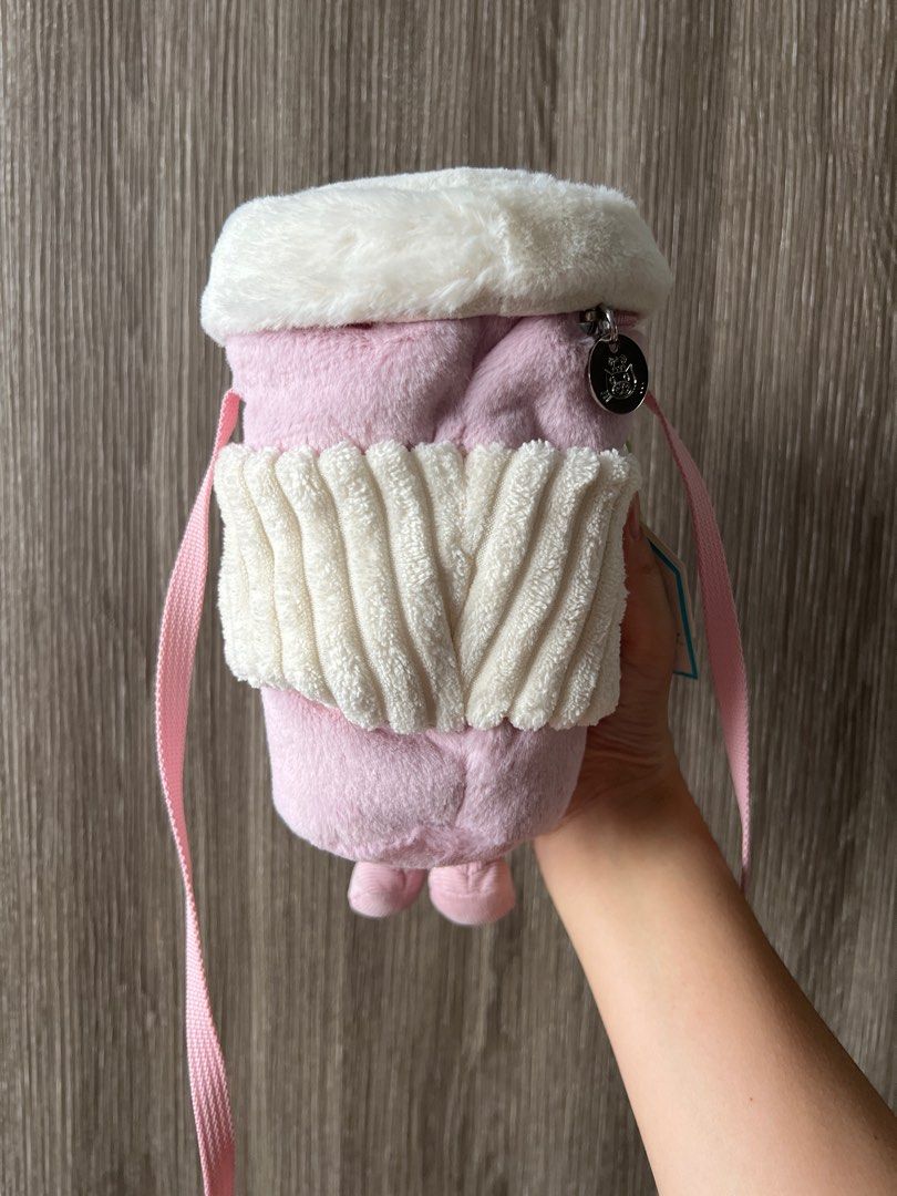 Jellycat coffee to go bag pink 【Ready stock】, Women's Fashion