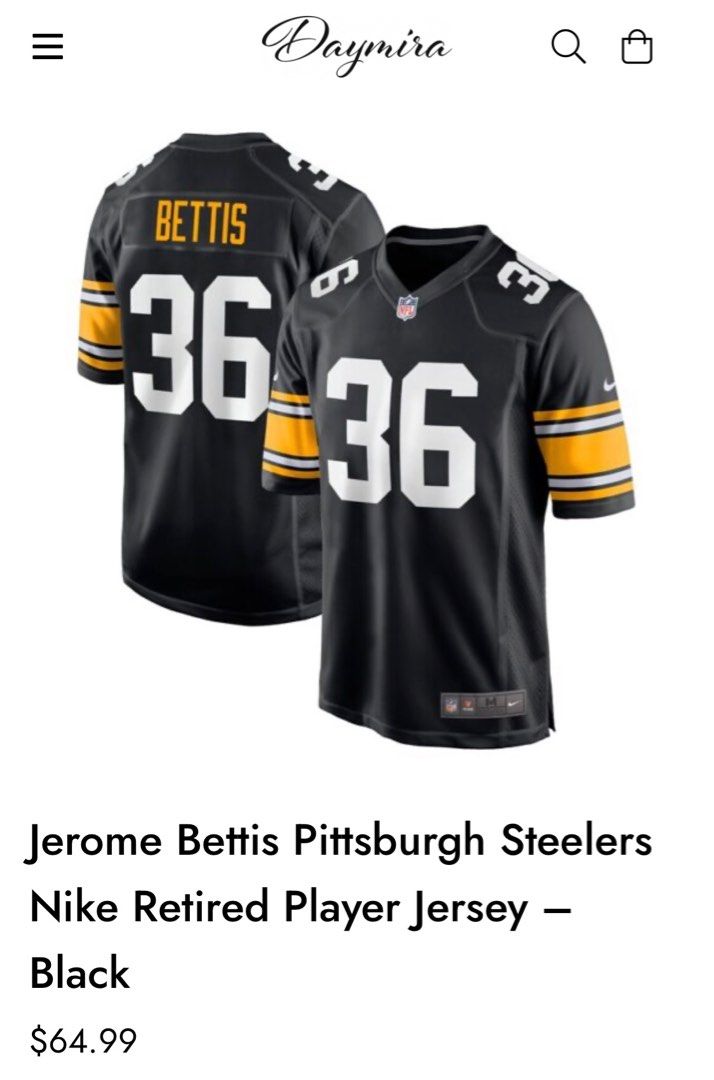 Bettis jersey 2025